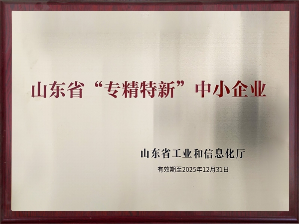 山東省“專精特新”中小企業(yè)
